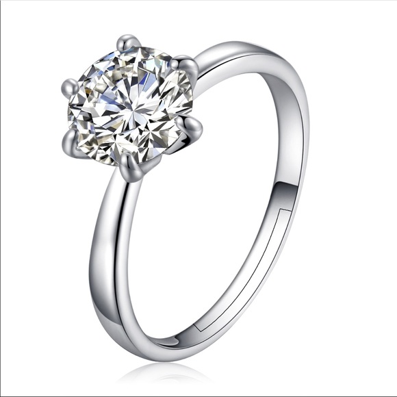 New 1 Carat Classic Six Claw Engagement Ring - Picture 6 of 6